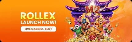 Rollex live casino and slots now live on M2 Casino